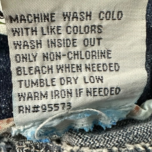 Vintage Y2K 90s Delicious By Mudd Studded Low Rise Flare Jeans Size 9 Lace Up - Picture 7 of 14